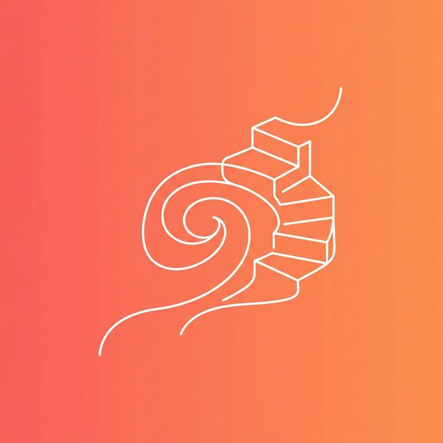 Attitude line art illustration