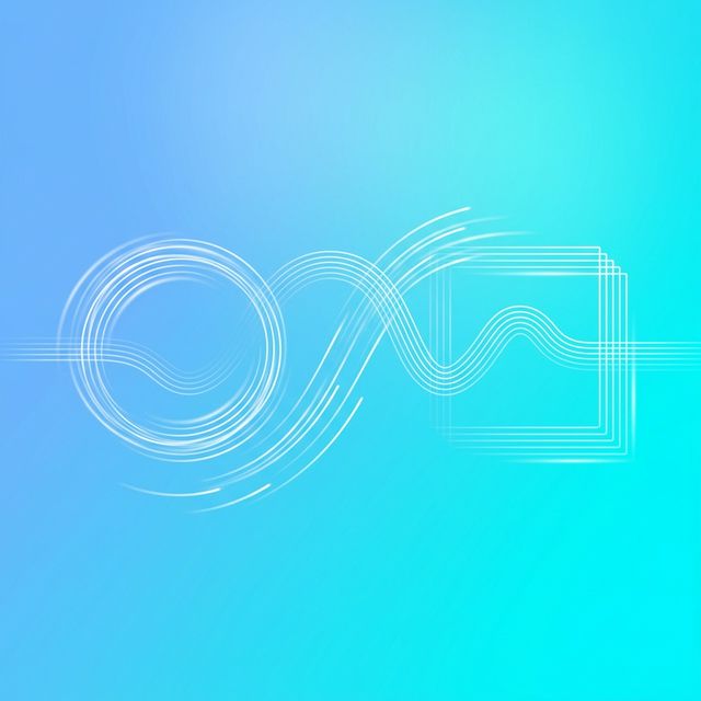 Motion line art illustration